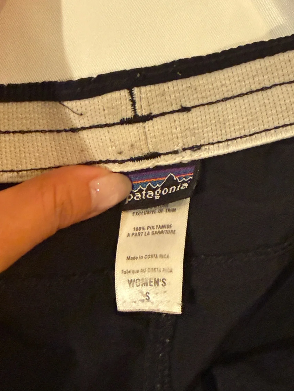 Patagonia Black Baggies Small